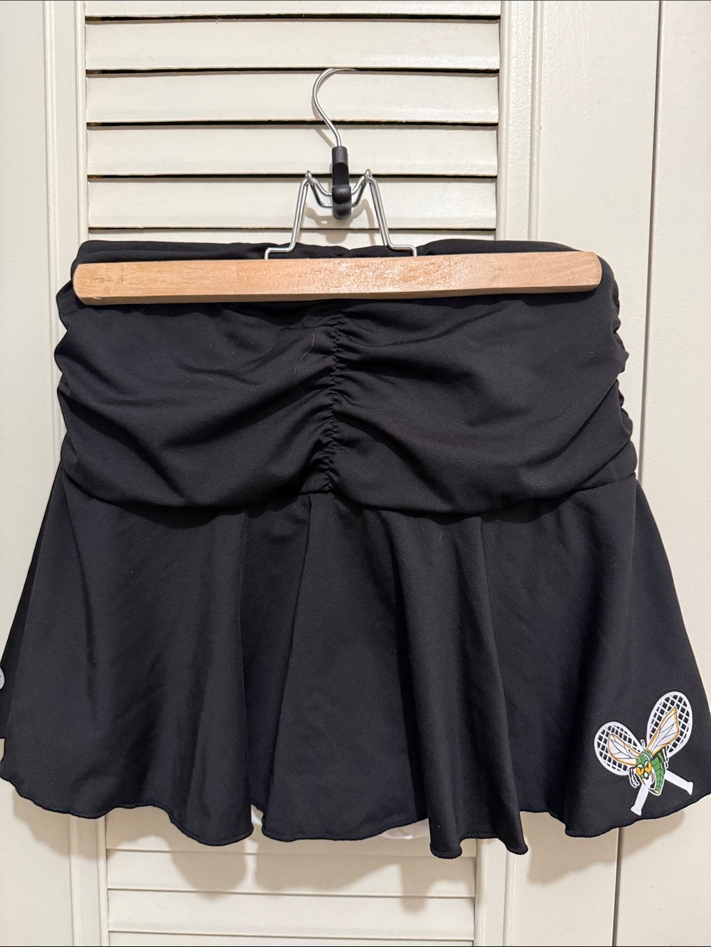 Women’s black tennis Skirt - Breathable Performance